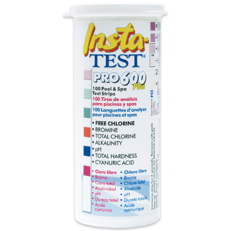 Test Strip-7 Way Total & Free Chlorine - TESTING SUPPLIES